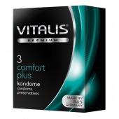 Контурные презервативы VITALIS PREMIUM comfort plus - 3 шт. - Vitalis - купить с доставкой в Коврове