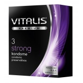 Презервативы с утолщенной стенкой VITALIS PREMIUM strong - 3 шт. - Vitalis - купить с доставкой в Коврове