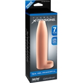 Телесная насадка Real Feel Enhancer XL - 17 см. - Pipedream - в Коврове купить с доставкой