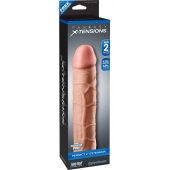Телесная насадка Fantasy X-tensions Perfect 2  Extension - 20,3 см. - Pipedream - в Коврове купить с доставкой