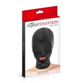 Сплошная маска на голову с прорезью для рта - Fetish Tentation - купить с доставкой в Коврове