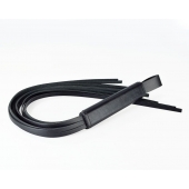 Черная кожаная плеть  Клео  - 60 см. - Sitabella - купить с доставкой в Коврове