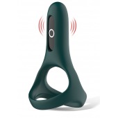 Изумрудное виброкольцо Magic Motion Rise с подхватом мошонки - Magic Motion - в Коврове купить с доставкой