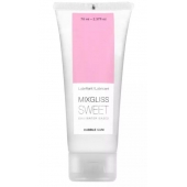 Смазка на водной основе Mixgliss Sweet с ароматом бабл-гам - 70 мл. - Mixgliss - купить с доставкой в Коврове