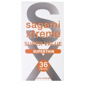 Ультратонкие презервативы Sagami Xtreme Superthin - 36 шт. - Sagami - купить с доставкой в Коврове