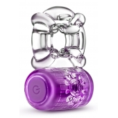 Фиолетовое эрекционное виброкольцо One Night Stand Vibrating C-Ring - Blush Novelties - в Коврове купить с доставкой