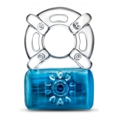 Синее эрекционное виброкольцо One Night Stand Vibrating C-Ring - Blush Novelties - в Коврове купить с доставкой