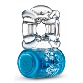 Синее эрекционное виброкольцо One Night Stand Vibrating C-Ring - Blush Novelties - в Коврове купить с доставкой