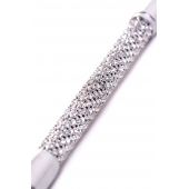 Чёрный стек с треугольным кожаным шлепком - 65 см. - ToyFa - купить с доставкой в Коврове