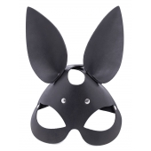 Черная гладкая маска  Зайка  с длинными ушками - Crazy Handmade - купить с доставкой в Коврове