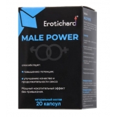 Капсулы для мужчин Erotichard male power - 20 капсул (0,370 гр.) - Erotic Hard - купить с доставкой в Коврове