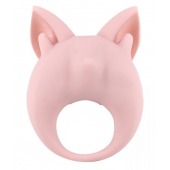 Нежно-розовое перезаряжаемое эрекционное кольцо Kitten Kiki - Lola Games - в Коврове купить с доставкой