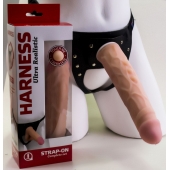 Насадка-фаллос в комплекте с трусиками Harness - 21,6 см. - LOVETOY (А-Полимер) - купить с доставкой в Коврове