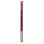 Бордовый ремень Halo Waist Belt - размер L-XL - Shots Media BV - купить с доставкой в Коврове