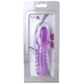 Фиолетовая насадка, удлиняющая половой член - 13,5 см. - Toyfa Basic - в Коврове купить с доставкой