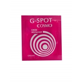 Стимулирующий интимный крем для женщин Cosmo G-spot - 2 гр. - Биоритм - купить с доставкой в Коврове