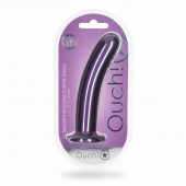 Фиолетовый фаллоимитатор Smooth G-Spot - 17,7 см. - Shots Media BV