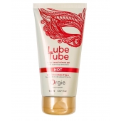 Интимный гель на водной основе Lube Tube Hot с разогревающим эффектом - 150 мл. - ORGIE - купить с доставкой в Коврове