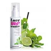 Съедобное согревающее массажное масло Love Me Tender Mojito с ароматом мохито - 100 мл. - Love to Love - купить с доставкой в Коврове
