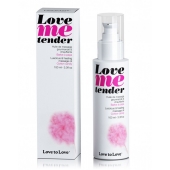 Съедобное согревающее массажное масло Love Me Tender Cotton Candy с ароматом сладкой ваты - 100 мл. - Love to Love - купить с доставкой в Коврове