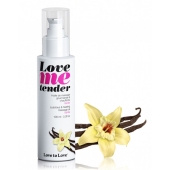 Съедобное согревающее массажное масло Love Me Tender Vanilla с ароматом ванили - 100 мл. - Love to Love - купить с доставкой в Коврове