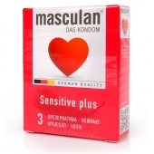 Презервативы Masculan Sensitive plus - 3 шт. - Masculan - купить с доставкой в Коврове