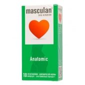 Презервативы анатомической формы Masculan Anatomic - 10 шт. - Masculan - купить с доставкой в Коврове