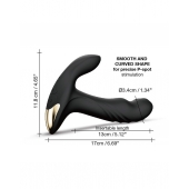 Черный вибромассажер простаты Multi P-Joy с 3 моторами - Dorcel - в Коврове купить с доставкой