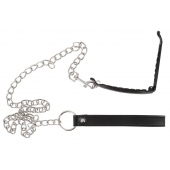Зажим для половых губ с поводком Pussy Clamp With A Leash - Orion - купить с доставкой в Коврове