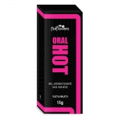 Гель для оральных ласк Oral Hot с согревающим эффектом - 15 гр. - HotFlowers - купить с доставкой в Коврове