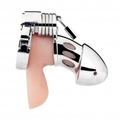 Клетка на пенис из металла Obedience Cock Cage - BlueLine - купить с доставкой в Коврове