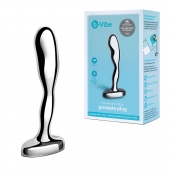 Стальной стимулятор простаты Stainless Steel Prostate Plug - 11,5 см. - b-Vibe - в Коврове купить с доставкой