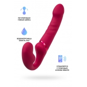 Малиновый безремневой страпон Lapis - 23 см. - Lovense - купить с доставкой в Коврове
