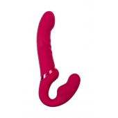 Малиновый безремневой страпон Lapis - 23 см. - Lovense - купить с доставкой в Коврове