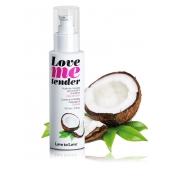 Съедобное согревающее массажное масло Love Me Tender Cocos с ароматом кокоса - 100 мл. - Love to Love - купить с доставкой в Коврове