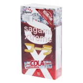 Ароматизированные презервативы Sagami Xtreme COLA - 10 шт. - Sagami - купить с доставкой в Коврове