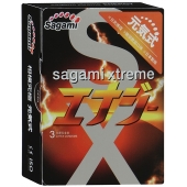 Презервативы Sagami Xtreme ENERGY с ароматом энергетика - 3 шт. - Sagami - купить с доставкой в Коврове