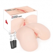 Мастурбатор-полуторс с двойным слоем материала и вибрацией Maria Onahole Real Vagina - KOKOS - в Коврове купить с доставкой