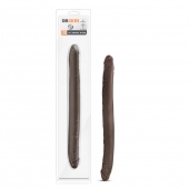 Коричневый двусторонний фаллоимитатор Chocolate 16-Inch Long Dildo - 41,5 см. - Blush Novelties