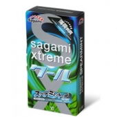 Презервативы Sagami Xtreme Mint с ароматом мяты - 10 шт. - Sagami - купить с доставкой в Коврове