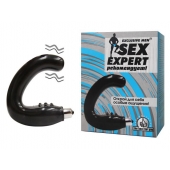 Чёрный массажёр простаты серии Sex Expert - Sex Expert - в Коврове купить с доставкой