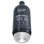 Мастурбатор в бутылке Shower Therapy Deep Cream - Pipedream - в Коврове купить с доставкой