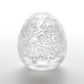 Мастурбатор-яйцо Keith Haring EGG PARTY - Tenga - в Коврове купить с доставкой