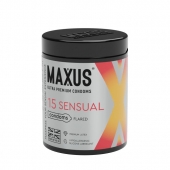 Анатомические презервативы MAXUS Sensual - 15 шт. - Maxus - купить с доставкой в Коврове