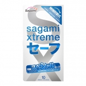 Презервативы Sagami Xtreme Ultrasafe с двойным количеством смазки - 10 шт. - Sagami - купить с доставкой в Коврове