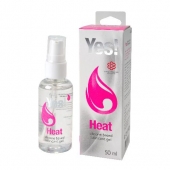 Возбуждающая силиконовая вагинальная смазка Yes Heat - 50 мл. - Sitabella - купить с доставкой в Коврове