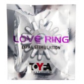 Прозрачное гелевое эрекционное кольцо с шипиками - Toyfa Basic - в Коврове купить с доставкой