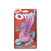 Фиолетовое эрекционное кольцо с вибрацией и пальчиком OYEAH PURPLE - Screaming O - в Коврове купить с доставкой