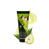 Массажный крем для тела с ароматом груши и зелёного чая Pear   Exotic Green Tea - 200 мл. - Shunga - купить с доставкой в Коврове