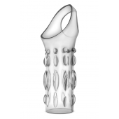 Прозрачная насадка на пенис Stretchy Studded Penis Sleeve Ring - Blush Novelties - в Коврове купить с доставкой
